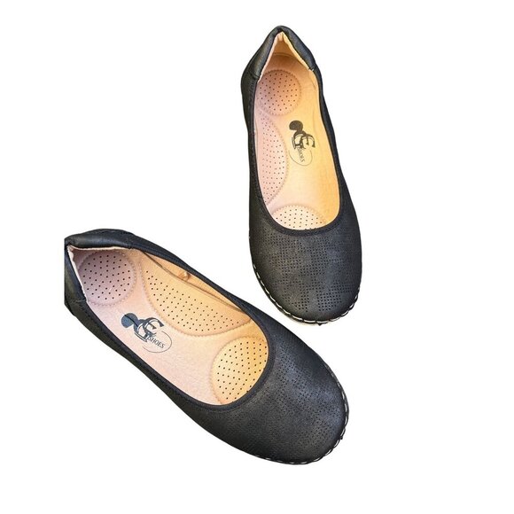 GC Comfortable Womens Kiana Perforate Round Toe Flat Size 8.5 - Picture 6 of 6